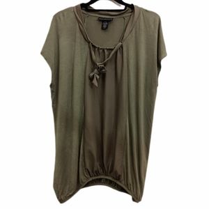 Attention Olive‎ Green blouse SKUW168